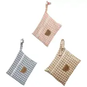 Cute Embroidered Bear Baby Hanging Bag Diaper Pods Nappy Storage Bag