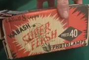 Walsh Super Flash Press 40 -8 Pack Antique Photo Lamps Bulbs Antique Photography