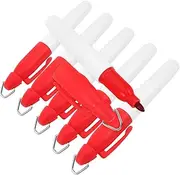 Milisten 6pcs Golf Ball Alignment Pen Set Oil-Based Ink with Keychain Clear and Long-Lasting Lines Portable for Golf Ball Marking and Identification