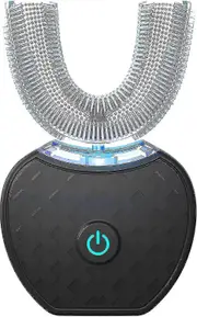 Electric Toothbrush Adults - Ultrasonic U-shaped Toothbrushes - 360 Mouth Cleansing - Wireless Charging & Led Light