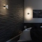 Deens Indoor Up/Down LED Wall Light CCT 8w Black, White