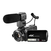 4K digital video camera with 500 million pixels,Support IOS/Android and 3.0'' touch display Standard + microphone