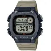 Casio DW291HX-5AV Watch, X-Long Strap, World Time, Alarm, Day/Date, 200m WR