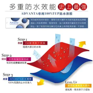 【ISHUR伊舒爾】3M技術超防水透氣床包保潔墊枕套組 台灣製造 日本抗菌(單人/雙人/加大/特大 均一價)