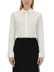 [Helmut Lang] Helmut Lang-Poplin Fitted Shirt-Donna L