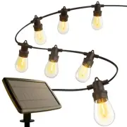 78FT(72+6) Solar String Lights Outdoor with USB Port Remote Control, LED Wate...