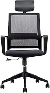 Stable Ergonomics Office Chair，Adjustable High Swivel Desk Chair，High Elastic Mesh，Computer Chair with Soft PU Wrapped Mute Wheel Mobile