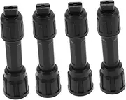 4Pcs Misting Nozzles for Garden Hose Durable Rustproof Atomizing Sprayers with Leak Rings Hose Accessories for Watering Plants and Outdoor Use