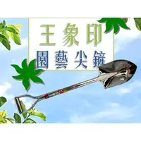 在飛比找樂天市場購物網優惠-【台灣製】五金 鐵鏟 王象印 園藝尖鏟 不鏽鋼 鐵鍬 砂鏟 