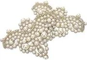 Operitacx 2pcs Pearl Decorative Patch for Shoes and Clothing DIY Applique Craft Decor Stylish and Design for Hats Handicrafts and Accessories