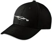 [SR1 Performance] C8 Corvette Gesture Color Matched Hat - Embroidered Mid Profile Chevrolet Cap - Officially Licensed by GM