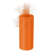 Tulle Rolls Fabric Spools 6" 25 Yards Dark Orange for Wrapping Wedding