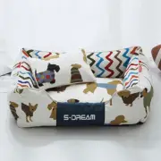 LUXURY Dog Cat Bed Soft and comfy Sml/Med Assorted colours