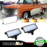 Clear Switchback LED Bumper DRL Turn Signal Light For Chevrolet GMC Pickup Truck (for: Chevrolet)