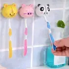 Plastic Animal Head Toothbrush Holders with Suction Cups Dental Braces