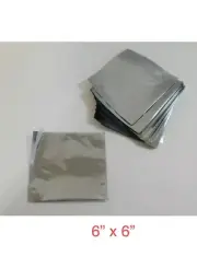1000 Pcs 6" x 6" Open Top Anti static Shielding Bags