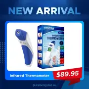 Pure Living 6 in 1 Infrared Thermometer for Body, Objects and Ambient