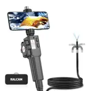 Articulating Borescope,Two-Way 6.2mm Steerable Probe Inspection Camera