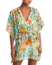Echo Ikat Caftan Swim Cover-Up