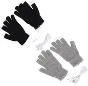 USB Heated Gloves Touch Screen Gloves Hand Warmers Gloves Heating Gloves Warming Womens Liners Hands Winter USB Mitts Touchscreen Mitts Heated Gloves Hand Warmer