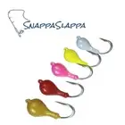 SnappaSlappa Jigs-Snapper,Tog,Blackfish, Fluke, 3/4,1,1.5oz HD Mustad Hooks 12pk