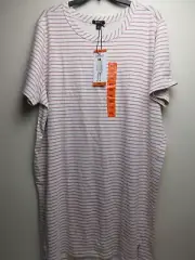 Buffalo David Bitton Women's Striped Summer Dress Size XXL - Pink Stripes (NWT)