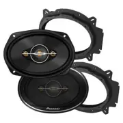 Pair Pioneer TS-A6961F 450 Watts 6" x 9" 4-Way Coaxial Car Audio Speakers 6x9"