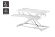Ergolux Pro Height Adjustable Sit Stand Desk Riser 80cm (White)