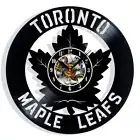 Toronto Maple Leafs Vinyl Wall Clock - Retro Decor - Unique Home Accent - Gift