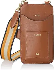 ANYA HAINDMARCH(アニヤ・ハインドマーチ) Anya Hindmarch 5050925-174237 Shoulder Bag, Nastro Phone Pouch in Polished Leather, Women's, Tan, tan, Free Size