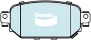 Bendix Rear Brake Pad Set for Mazda CX-3 DK, DK2WS, DK4WS 1.8L S8Y1 Diesel 2018- (for: Mazda)