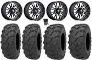 MSA ThunderLips 14" Wheels Machined 28" Bear Claw EVO Tires Renegade Outlander
