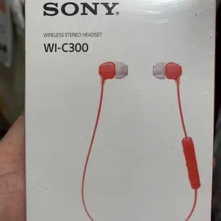 全新 Sony wi c-300 無線立體聲耳機 可收振興券