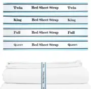 Bed Sheet Organizer and Storage Label Bands - 4 Pieces Nylon Labels
