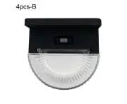 4Pcs Solar Garden Lights Durable Weather Proof Plastic Solar LED Stair Decorative Light for Garden-2#