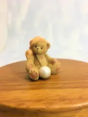 Cherished Teddies Tiny Treasured Bear with Necklace 2002 NIB #104864