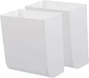 2Pcs Wall Mounted Storage Bins Multi Functional Pen Holder Phone Bracket Material for Office Home and Kitchen Adhesive Cell Phone Stand