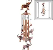 Wind Chimes - Handmade Retro Wind Chime with Aluminum Tubes | Animal Nylon Rope Decorative Outdoor & Indoor Windchime for Patio, Yard, Garden & Home, Soothing Melody for Relaxing Atmosphere
