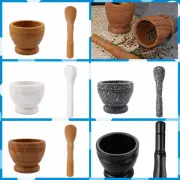 Manual Mashing Medicine Pot Multi-function Stone Mortar Garlic