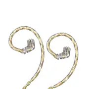 Earphone Gold Silver Mixed Plated Upgrade Cable Headphones Wire for ZSN ZS10 Pro AS10 AS06 ZST ES4 ZSN Pro BA10 SECTION C STYLE