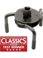 Draper Tools Expert 75 - 120mm Capacity Three Leg Oil Filter Wrench (37871)