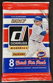 2017 Panini Donruss MLB Baseball SEALED PACK - Aaron Judge Rookie Auto?