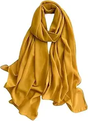 [Generic] Women’s Chiffon Hijab, Lightweight Long Shawl, Wrap For Daily Wear