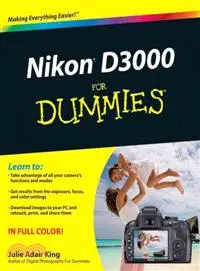 在飛比找三民網路書店優惠-Nikon D3000 For Dummies