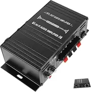 LOORGVEL 12v Portable Mini Amplifier for Car Motorcycle and Home Audio Compact Design for Computer Build Powerful Sound Versatile Multidevice Compatibility
