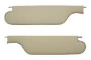For pontiac Tempest sun visor sunvisors beige pair 1964-65