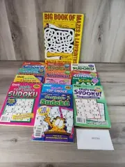 Lot of 14 Dell New Penny Press and Dover Books Sudoku Maze Activity 2011-2012
