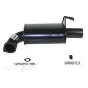 Redback Sports Pipes to suit Holden Commodore VZ Crewman,1 Tonner V6 - STR145