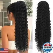 Matriarchs Ponytail Extension 24 Inch curly Ponytail Extension Drawstring Pon