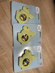 3-NEW:Magic Years 3.5" Bunny Wood and Silicone Teether(H)